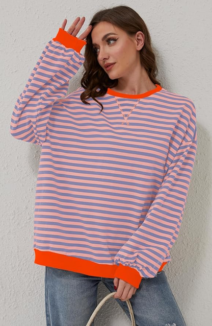 Sterre™ | Oversized Striped Sweater Women