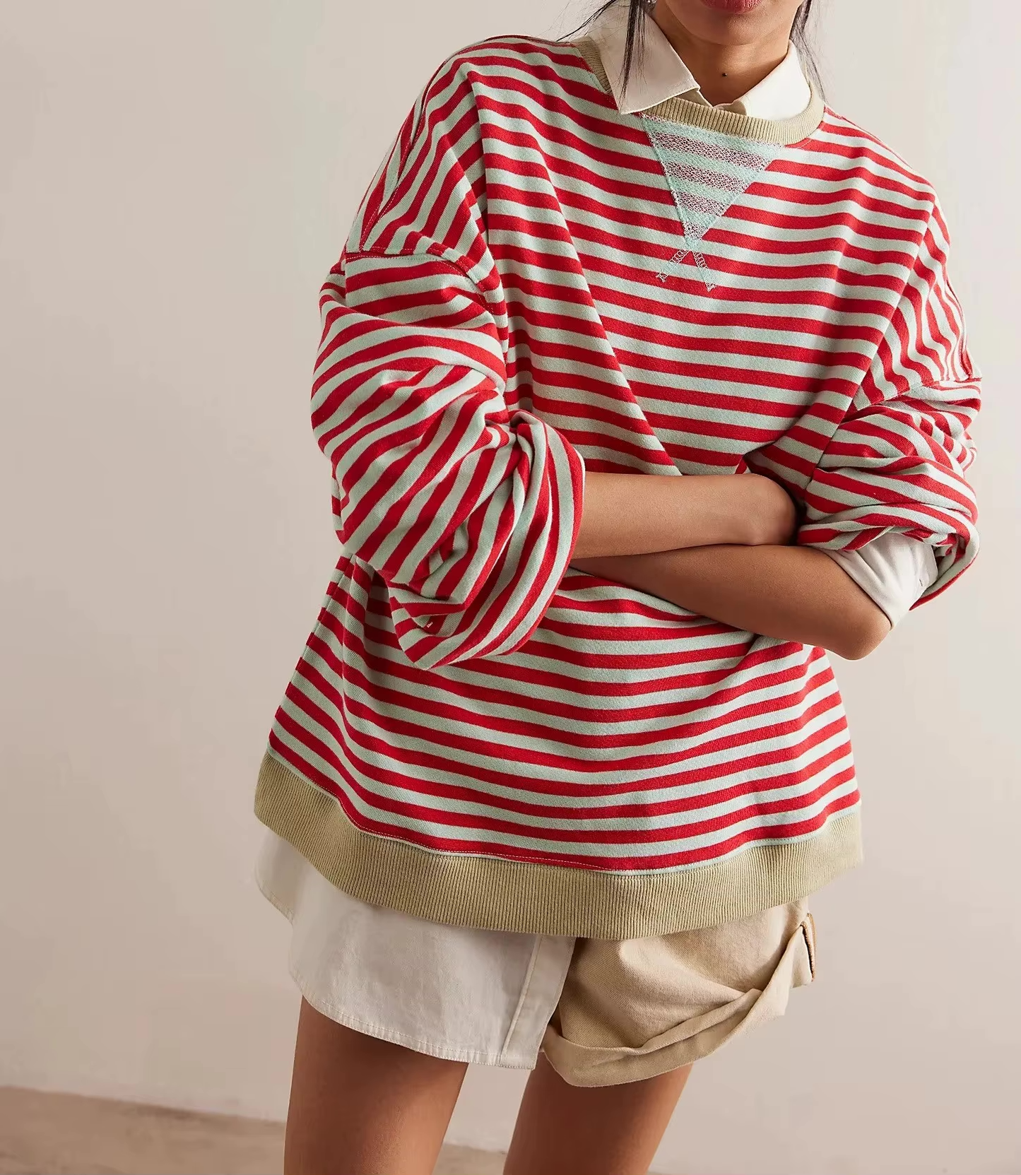 Sterre™ | Oversized Striped Sweater Women