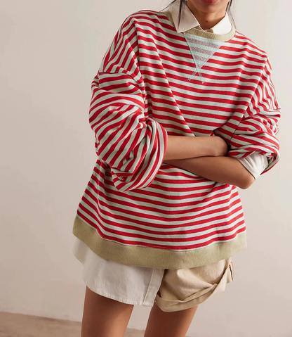 Sterre™ | Oversized Striped Sweater Women