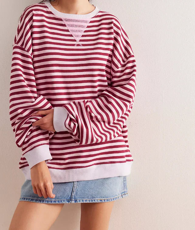 Sterre™ | Oversized Striped Sweater Women